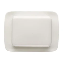 Butterdose 2-tlg. Jade Bone China Weiß<Rosenthal Clearance