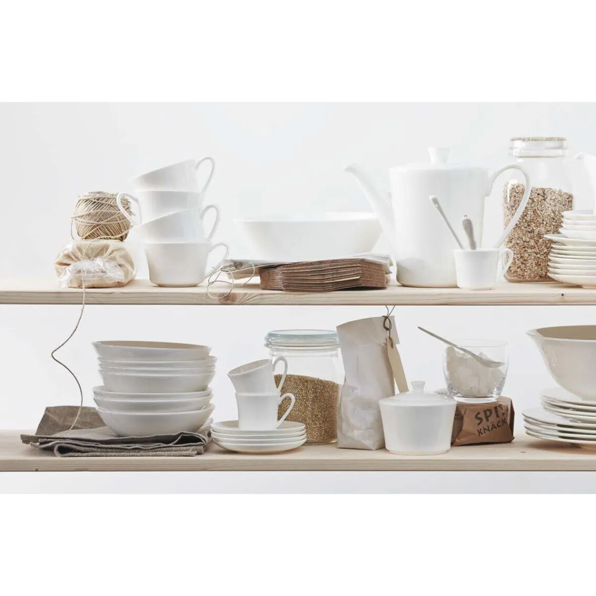 Butterdose 2-tlg. Jade Bone China Weiß<Rosenthal Clearance