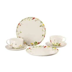 Rosenthal Frühstücksgeschirr|Frühstück-Set 6-tlg. Brillance Fleurs Sauvages