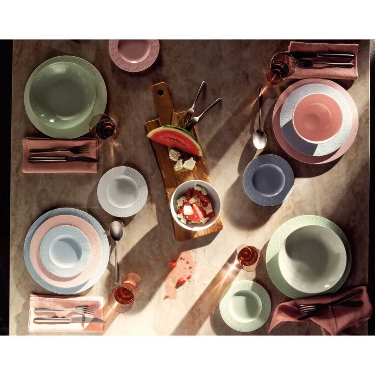 Frühstücksteller 23 cm Kumi Rose tone<Rosenthal Clearance