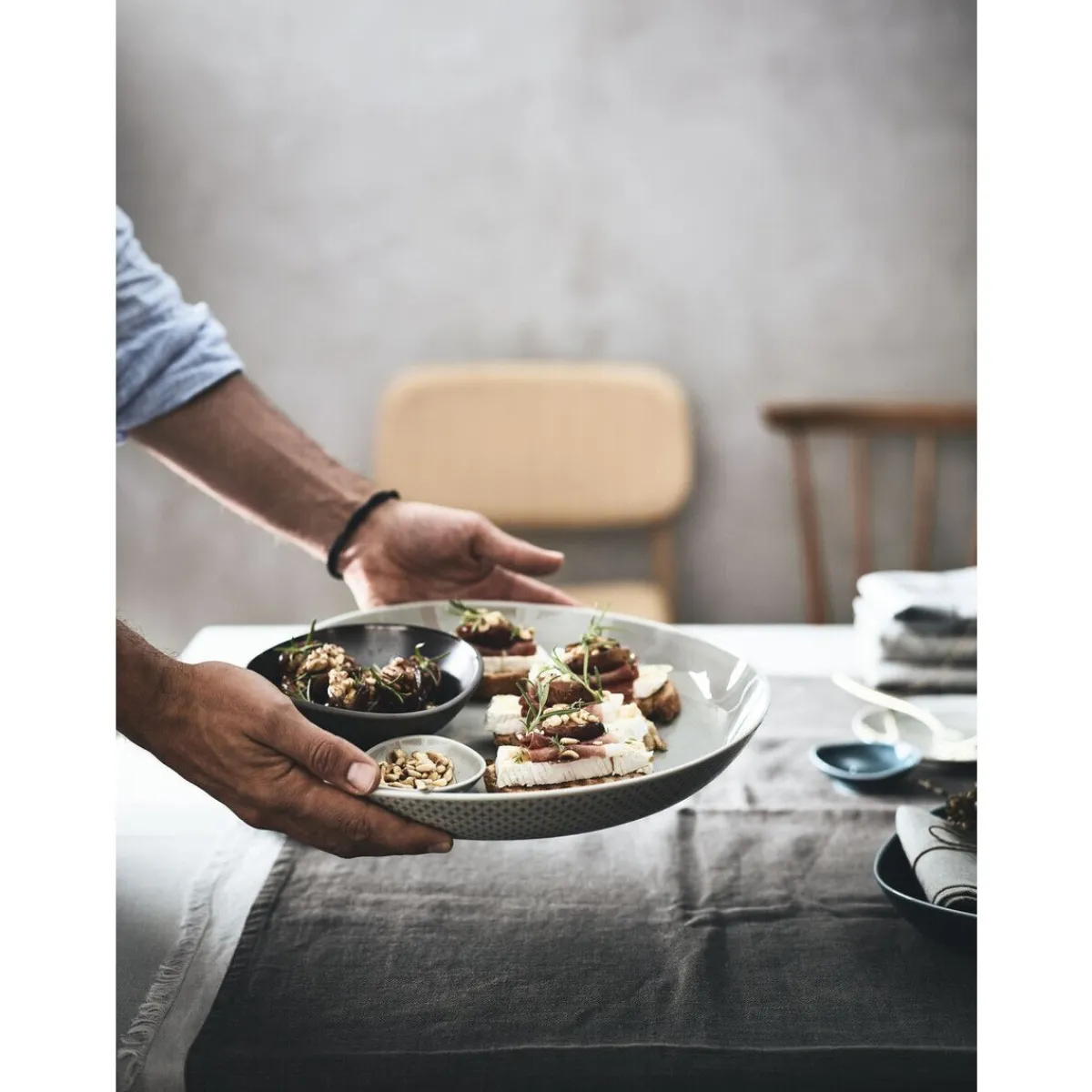 Geschirr-Set 16-tlg. Junto Pearl Grey<Rosenthal Sale