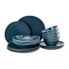 Rosenthal 20 Jahre Tischwelt|Geschirr-Set 16-tlg. Junto Ocean Blue