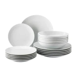 Rosenthal Geschirrsets 6 Personen|Tellersets|Geschirr-Set 18-tlg. Mesh Weiß