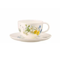 Rosenthal Kaffeeuntertassen|Kaffee/Tee-Untertasse 15 cm Brillance Fleurs des Alpes