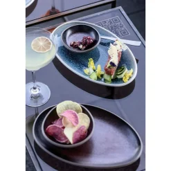 Rosenthal Servierplatten|Spanischer Sommerurlaub|Platte 33 cm Junto Aquamarine