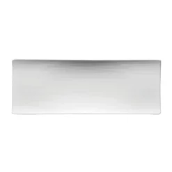 Rosenthal Servierplatten|Platte flach 34x13cm Mesh Weiss