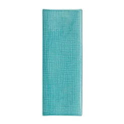 Rosenthal Servierplatten|Antipasti Geschirr|Platte flach 34x13cm Mesh Aqua