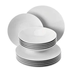 Rosenthal Geschirrsets 4 Personen|Tellersets|Tafel-Set 12-tlg. TAC Gropius Weiß