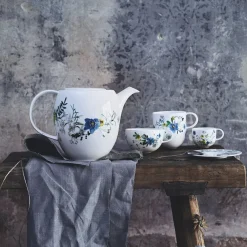 Rosenthal Cappuccinotassen|Tee-/Cappuccino Obere Brillance Fleurs des Alpes