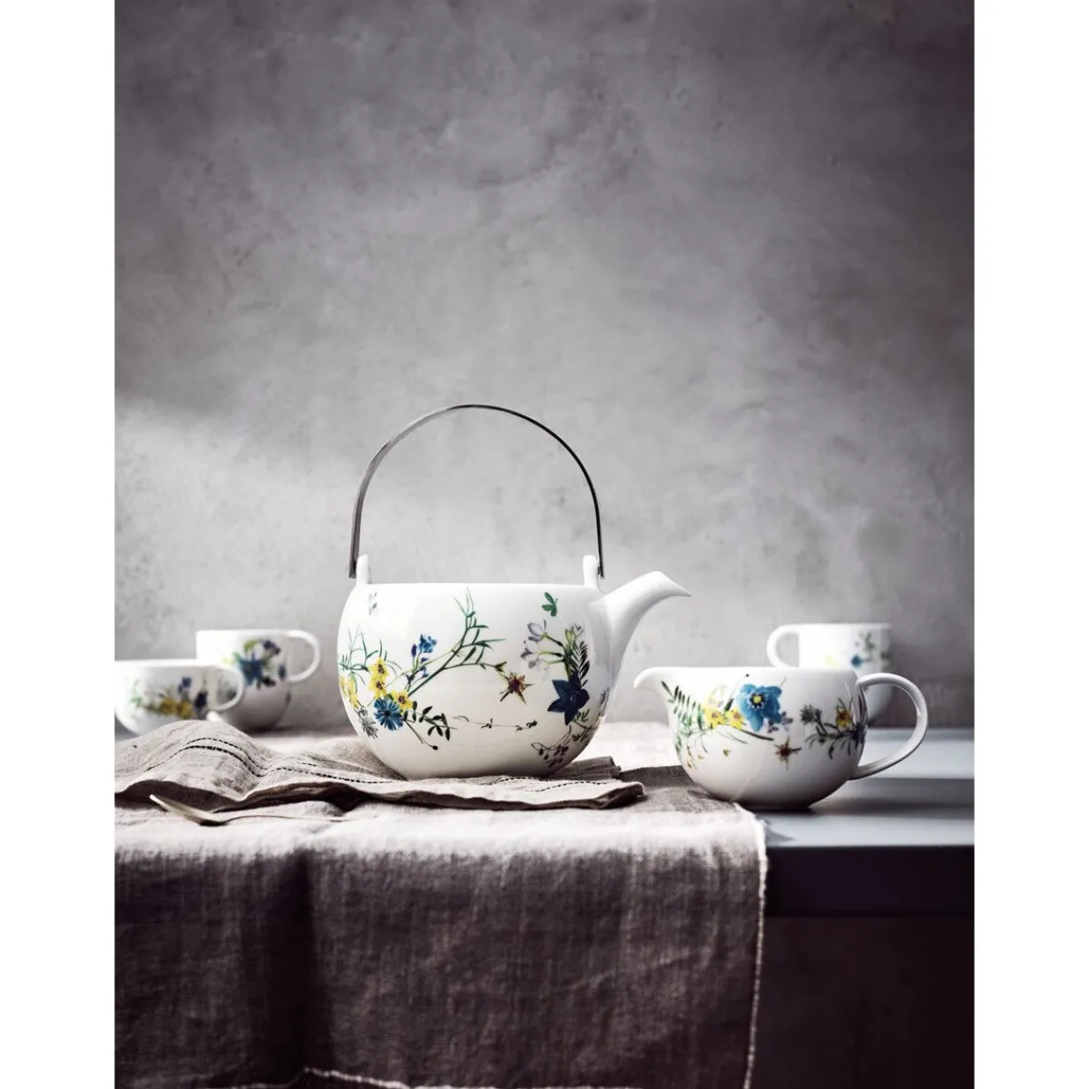 Rosenthal Cappuccinountertassen|Tee/Cappuccino-Untertasse 16 cm Brillance Fleurs des Alpes