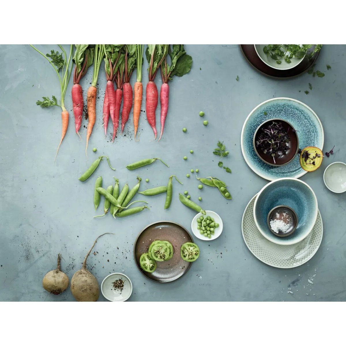 Rosenthal Suppenteller|Teller tief 33 cm Junto Aquamarine