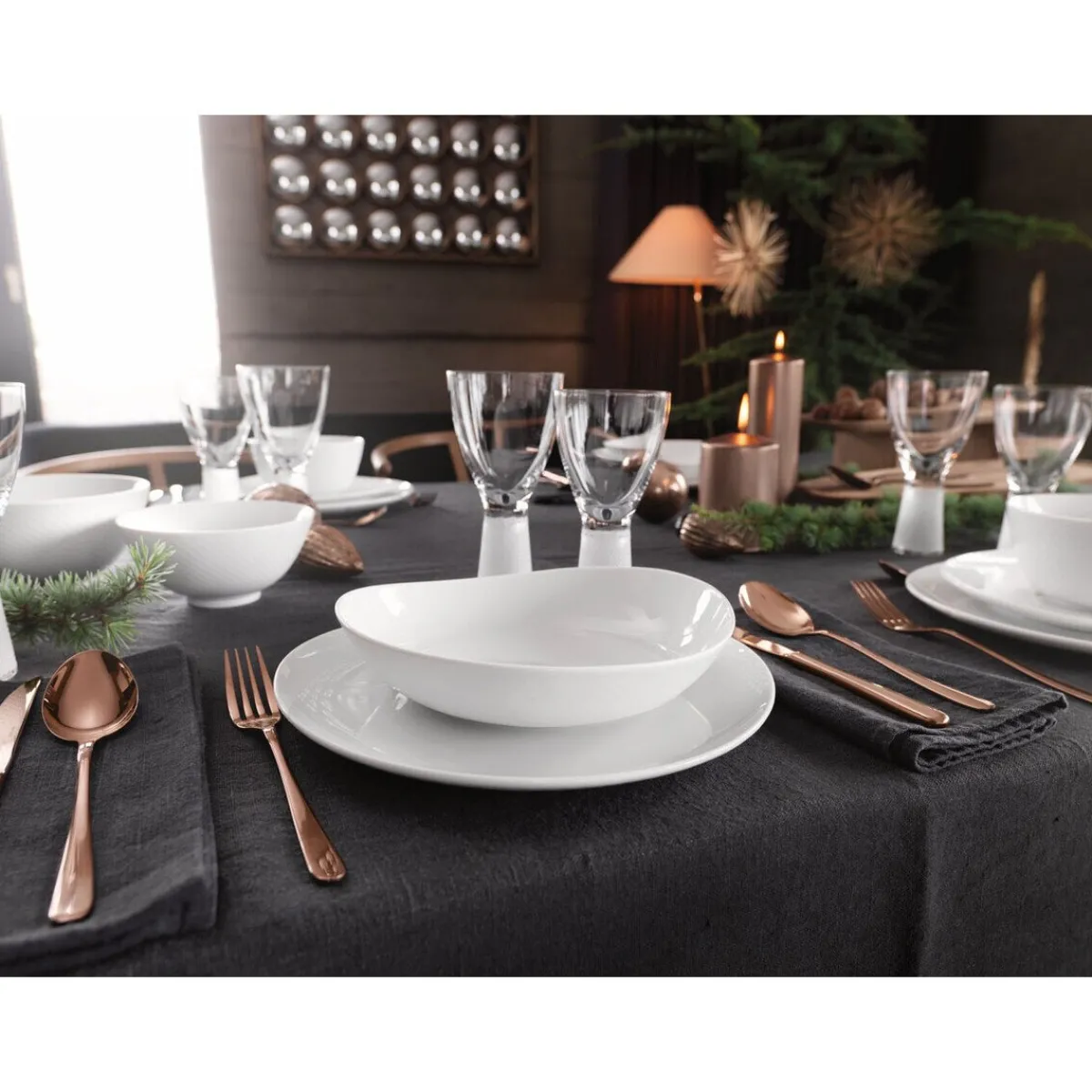 Rosenthal Suppenteller|Teller tief 22 cm Junto Weiss