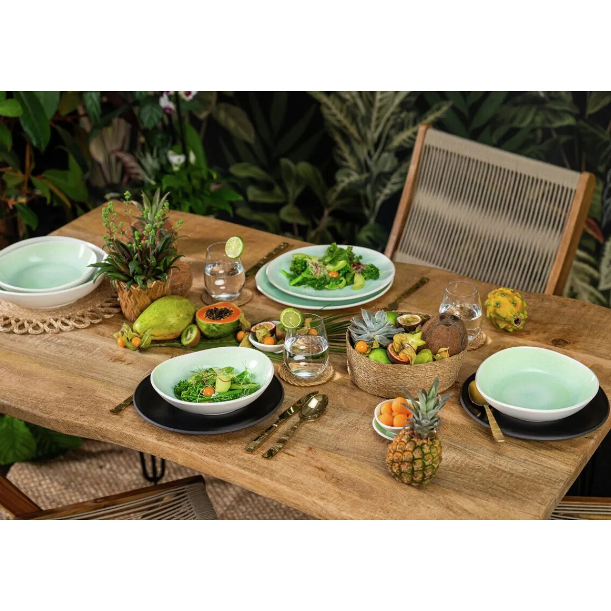 Rosenthal Suppenteller|Teller tief 23 cm Junto Jungle