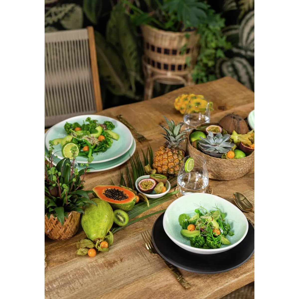 Rosenthal Suppenteller|Teller tief 23 cm Junto Jungle