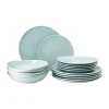 Teller-Set 18-tlg. Junto Opal Green<Rosenthal New