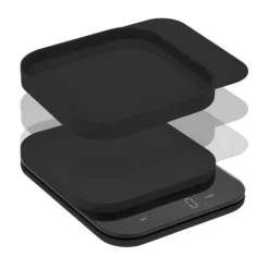 Küchenwaage Mensura schwarz<Rosti Online