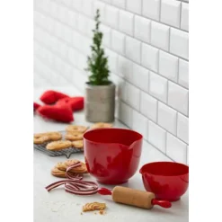 Rosti Backzubehör|Kochwelt Entdecken|Rührschüssel 3,0 l Margrethe New Rot