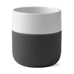 Becher 0,35 l Contrast Gerippt Anthrazit<Royal Copenhagen Discount