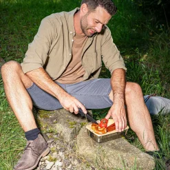 Rösle Brotdosen|Brotzeitdeckel zur Dose mit 1,0 l Flexx 2Go klar