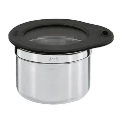 Rösle Vorratsdosen|Dose Ø 8cm Höhe 6cm Edelstahl m. Frischhaltedeckel