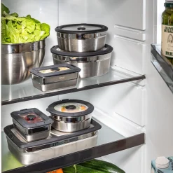 Dose 0,6 l Flexx 2Go edelstahl<Rösle Best