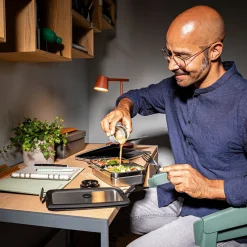 Rösle Salat Zubehör|Messer & Co. Entdecken|Dressing-Dose 0,05 l Flexx 2Go grau