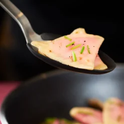 Rösle Schöpfkellen|Giesslöffel Rundgriff mit Silikonrand 34cm