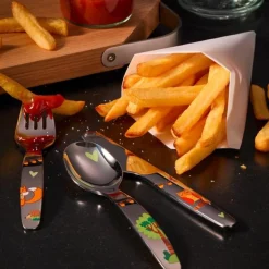 Kinderbesteck 4-tlg. Waldfreunde Edelstahl 18/10<Rösle Best