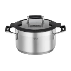 Rösle Töpfe|Kochwelt Entdecken|Kochtopf 20cm mit Silikonranddeckel SILENCE PRO