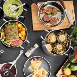 Rösle Pfannen|Kochwelt Entdecken|Pfanne 28cm Edelstahl SILENCE PRO