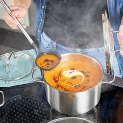 Schöpflöffel 30 cm Basic Line schwarz<Rösle New