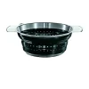 Seiher faltbar 24 cm schwarz<Rösle Discount