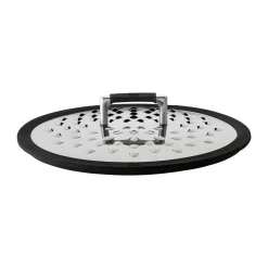 Spritzschutz Silence Edelstahl / Silikon für 24 und 28cm<Rösle Best