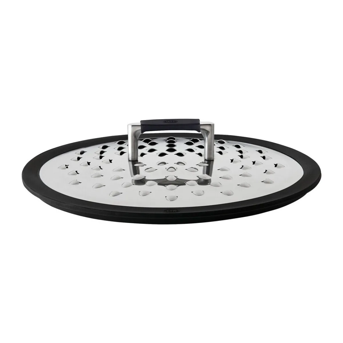 Spritzschutz Silence Edelstahl / Silikon für 24 und 28cm<Rösle Best