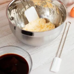 Teigschaber 26 cm Silikon weiß<Rösle Best