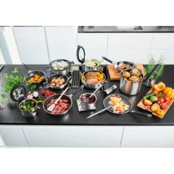 Rösle Töpfe|Kochwelt Entdecken|Topf-Set 4-tlg. Silence Pro edelstahl