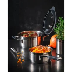 Rösle Bestseller|Topf-Set 5-tlg. Silence Pro schwarz