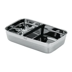 Rösle Brotdosen|Trennsteg zur Dose mit 1,5 l Flexx 2Go edelstahl