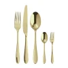 Sambonet Besteck Set 6 Personen|Besteck 30tlg.Vh. Velvet Edelstahl/PVD Champ.
