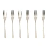 Sambonet Kuchengabeln|Kuchengabel 6 St. Taste Antique Edelst./PVD champagne