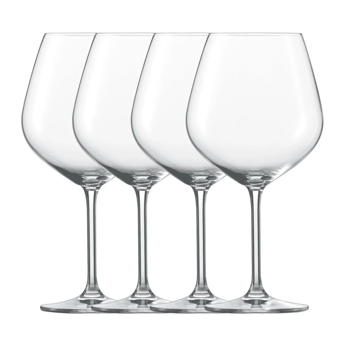 Schott Zwiesel Weingläsersets|Rotweinpokal Burgunder 4er-Set Forté klar