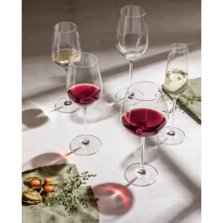 Schott Zwiesel Rotweingläser|Wassergläsersets|Wasserglas/Rotweinglas 4er-Set Fortissimo klar