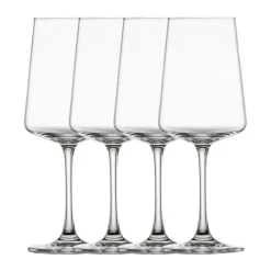 Schott Zwiesel Weißweingläser|Weißweinglas 4-tlg. MioVino mit Moussierpunkt klar