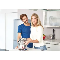 Fleischtopf m.Deckel Romana Edelstahl 20cm<Schulte-Ufer Discount