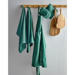 Södahl Küchentextil|Schürze 91x70 cm Organic Line grün