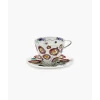 Serax Cappuccinotassen|Cappuccinotasse mit Untere 8 cm Midnight Flowers Anemone Milk