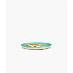 Frühstücksteller mit Gesicht 2 19 cm Feast bunt<Serax