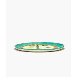 Servierplatte mit Gesicht 2 35 cm Feast bunt<Serax Clearance