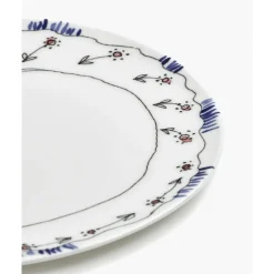 Serax Speiseteller|Speiseteller 28 cm Midnight Flowers Anemone Milk