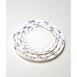 Serax Speiseteller|Speiseteller 28 cm Midnight Flowers Anemone Milk